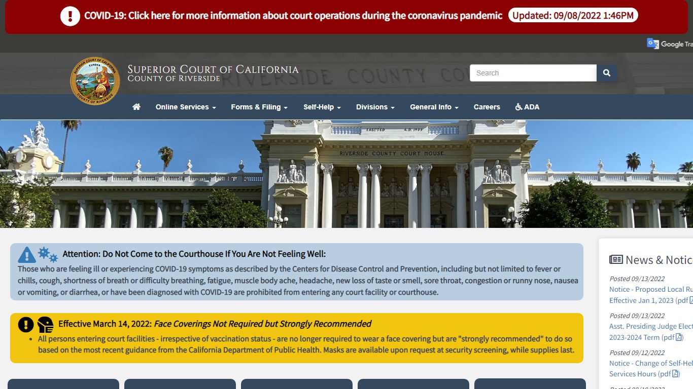 Superior Court of California, County of Riverside